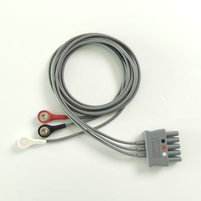 Philip Grey Original 3-Lead Button Branch 1M US Standard RA Biały, LL Czerwony, LA Czarny Środkowy Związek Podwójny Róż 989803160671