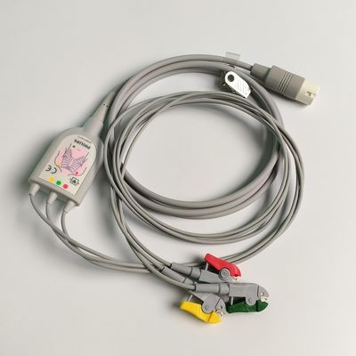 PHILIP Original 3 Lead IEC Leadset, czerwony, zielony, żółty, 2,6 M.989803143171