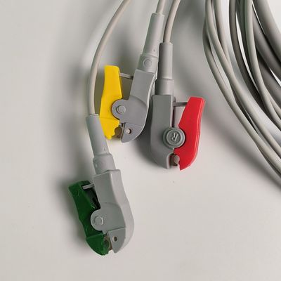 PHILIP Original 3 Lead IEC Leadset, czerwony, zielony, żółty, 2,6 M.989803143171