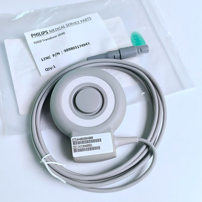 PHILIP ORIGINAL GOLDWAY MEDICAL SERVICE PARTS 6pin TOCO Transducer GW P/N 989803174941