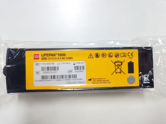 REF:1141-000156 Akumulatory sprzętu medycznego Medtronic LIFEPAK 1000 Akumulator defibrylator 12V 4.5Ah 54Wh