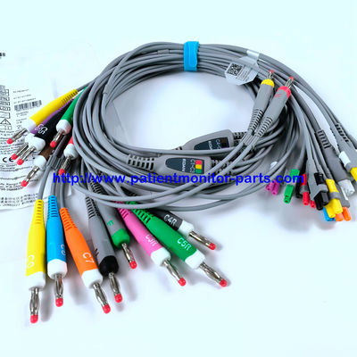 EDAN EKG CABLE 18-Lead 4MM Banana IEC Wielokrotne wykorzystanie REF EL16DIB181 IPN 01.57.471394