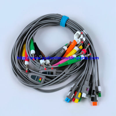 EDAN EKG CABLE 18-Lead 4MM Banana IEC Wielokrotne wykorzystanie REF EL16DIB181 IPN 01.57.471394
