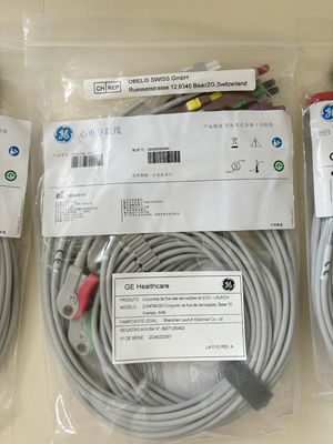 GE 2104749-001 - Zestaw 10 elektrod EKG i kabla głównego, AHA
