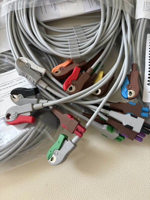 GE 2104749-001 - Zestaw 10 elektrod EKG i kabla głównego, AHA
