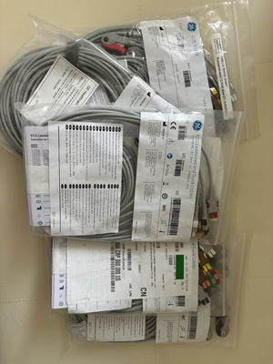 GE 2104749-001 - Zestaw 10 elektrod EKG i kabla głównego, AHA