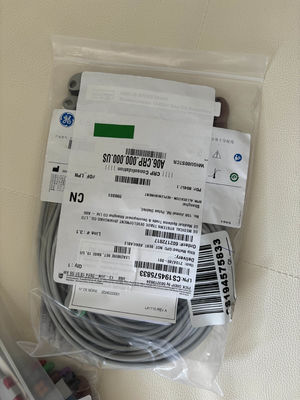 GE 2104749-001 - Zestaw 10 elektrod EKG i kabla głównego, AHA