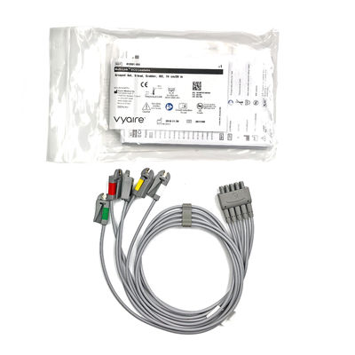 GE Ref:412681-003 Wielopoziomowy zestaw wiązek wiodących EKG,5 -Lead,Grabber,IEC 74 CM /29 IN