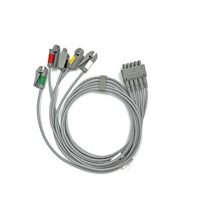 GE Ref:412681-003 Wielopoziomowy zestaw wiązek wiodących EKG,5 -Lead,Grabber,IEC 74 CM /29 IN