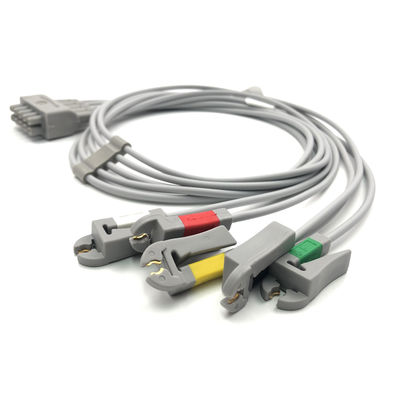 GE Ref:412681-003 Wielopoziomowy zestaw wiązek wiodących EKG,5 -Lead,Grabber,IEC 74 CM /29 IN