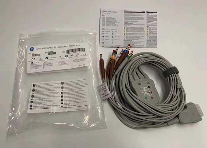 Siwy 10 ołowiany kabel EKG z 15 szpilkami US Standard Banana Connector 4.0