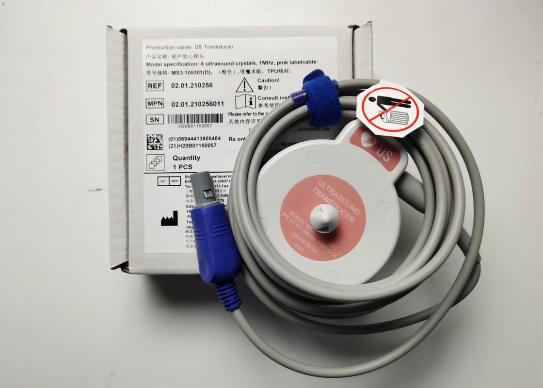 EDAN F6 Monitor płodu Przetwornik MS3-109301 Podwójny gniazdo 4 szpilki wodoodporny IPX8