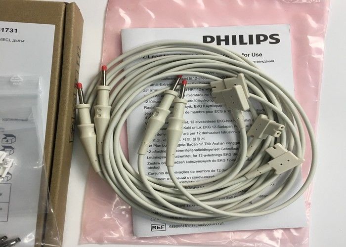 PHLIP EKG Części zamienne, AMMI IEC 12 Ołów EKG kończyn Ołów 1.4M 989803151731