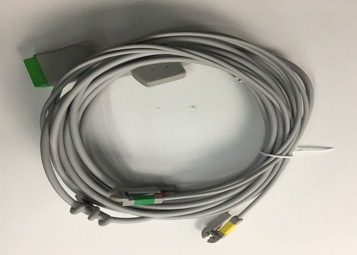 Części zamienne EKG Multi Link Kabel 3 Ołów z zintegrowanym przewodem ołowiowym Grabber 3.6M