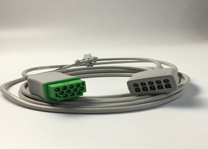GE Dorośli Wielopoziomowy EKG Kabel wiodący 3 Wiodący 5 Wiodący 3.6M 12ft 2017003-001