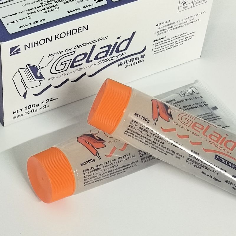 Nihon Kohden Japonia Fotoelektryczny defibrylator Przewodzący medyczny pasta 100G Dwie pudełka Z-101