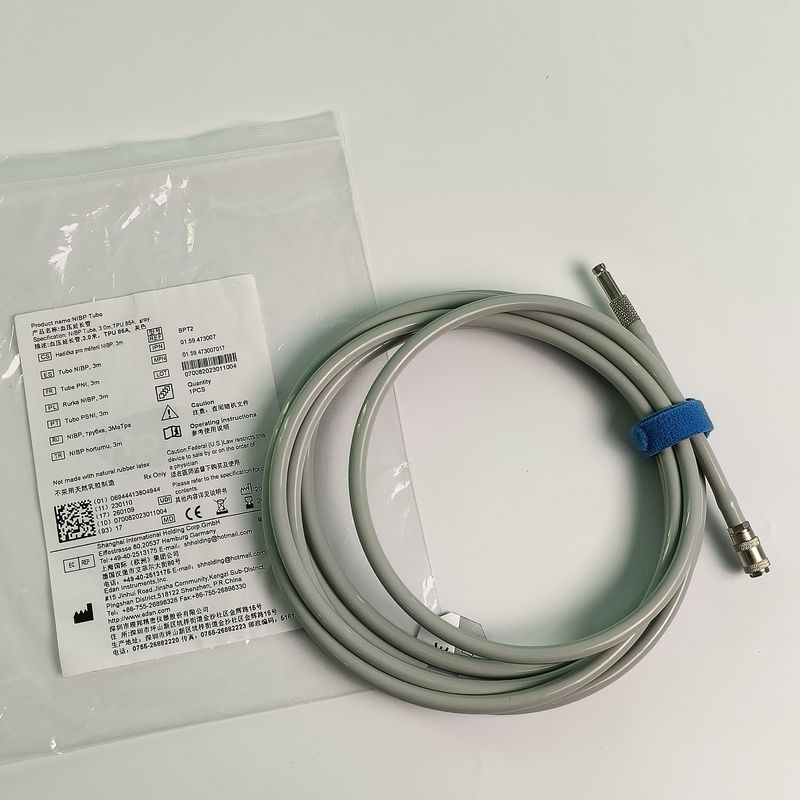 Oryginalny długotrwały, prosty rurek rozciągający ciśnienie krwi 3 metry TPU 85A Gray REF BPT2 IPN 01.59.473007