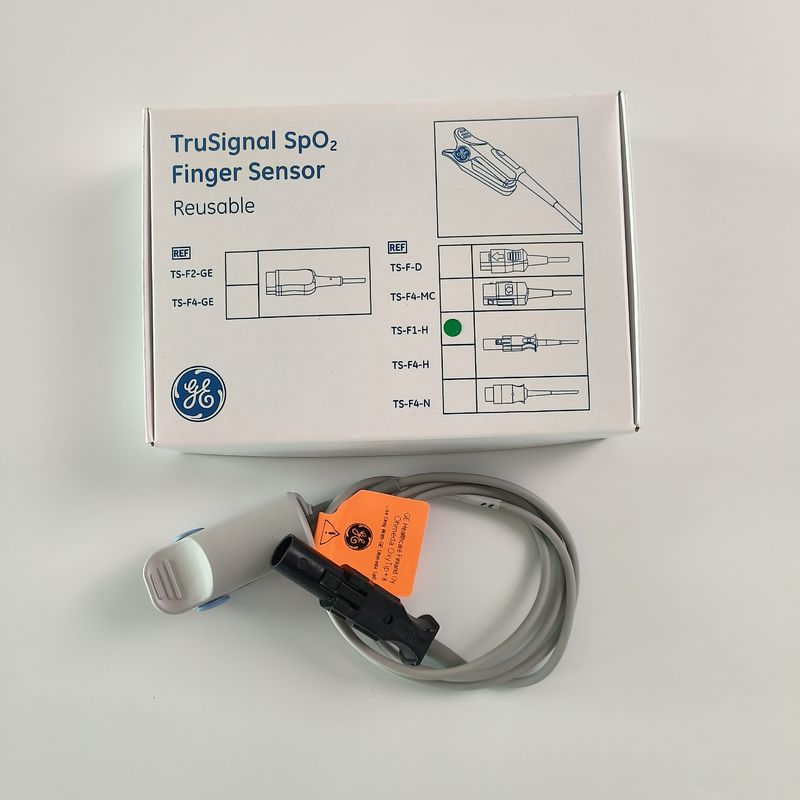 GE Original Datex-Ohmeda TruSignal SpO2 Finger Sensor Wielokrotnie używalny.