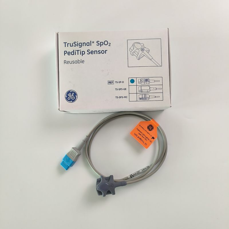 GE Original Datex-Ohmeda TruSignal SpO2 PediTip Sensor Wielokrotnie używalny REF: TS-SP-D