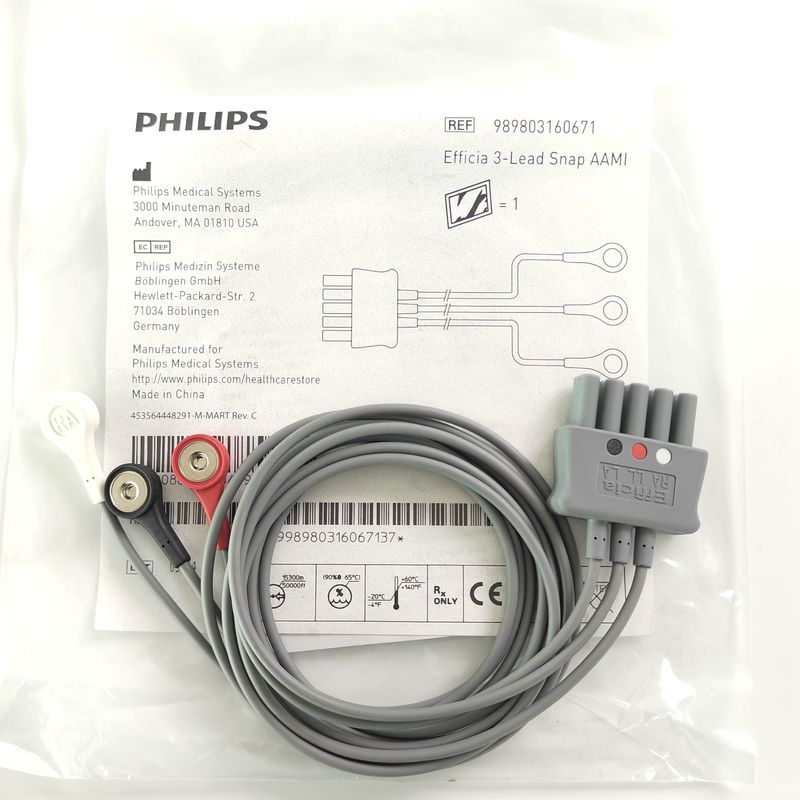 Philip Grey Original 3-Lead Button Branch 1M US Standard RA Biały, LL Czerwony, LA Czarny Środkowy Związek Podwójny Róż 989803160671