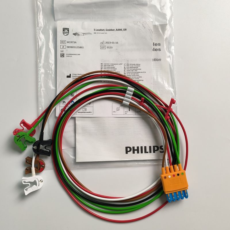 PHILIP Oryginal CBL 5 Leadset, Grabber, AAMI, OR. REF M1973A lub 989803125861