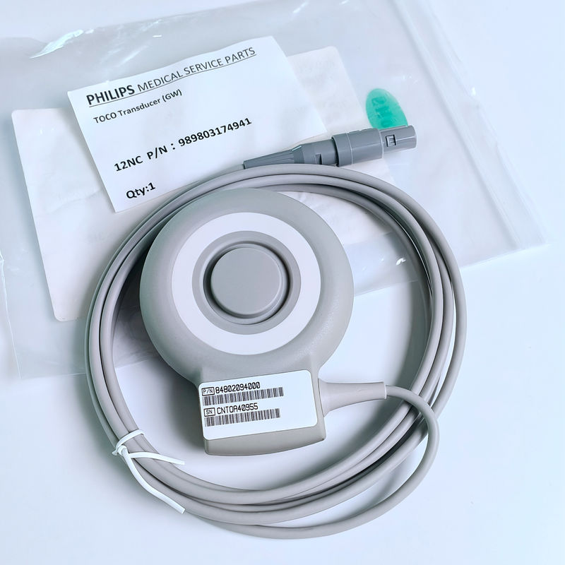 PHILIP ORIGINAL GOLDWAY MEDICAL SERVICE PARTS 6pin TOCO Transducer GW P/N 989803174941
