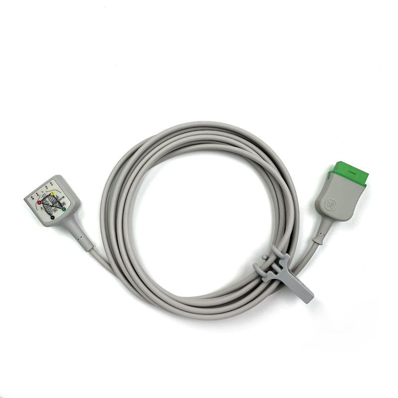 GE Ref:2106305-003 EKG Trunk Cable 3/5 lead IEC3.6m/12ft